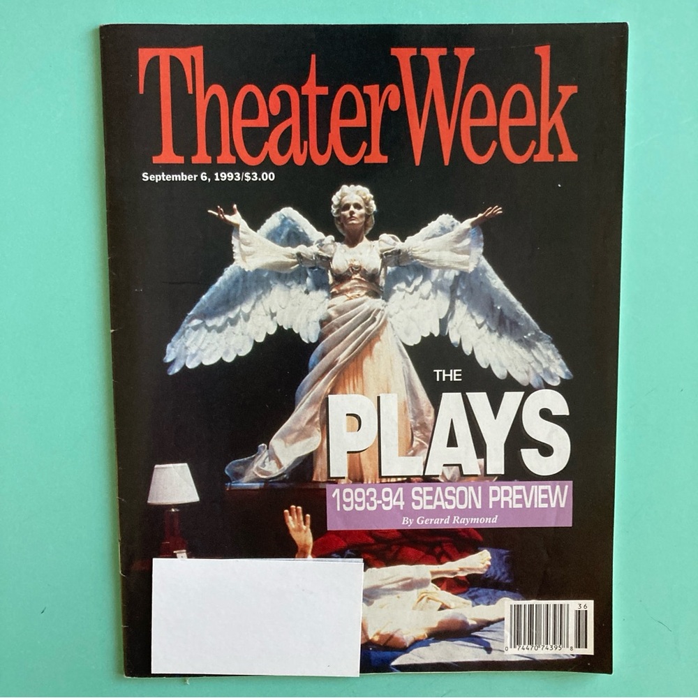 SEASON PREVIEW Plays Angels in America Theater Week Magazine September 6 1993